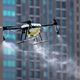 A drone flies and sprays chemicals during an operation to reduce air pollution in Bangkok, Thailand on Jan. 22.